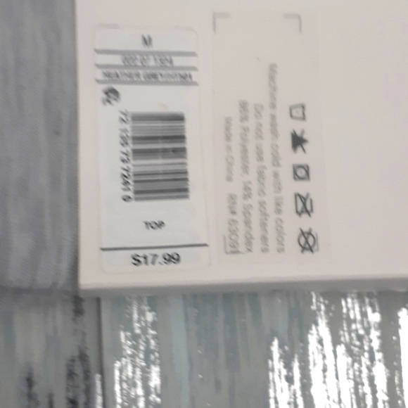 Wander By Hottotties Women's Tie Back Tunic in Gray Size M - Picture 6 of 7